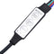 vidaXL - Nachtkastjes - 2 - st - met - LED-verlichting - 70x36,5x40 - cm - bruineiken