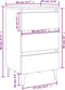 vidaXL - Nachtkastjes - 2 - st - met - metalen - poten - 40x35x69 - cm - betongrijs