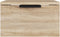 vidaXL - Nachtkastjes - 2 - st - wandgemonteerd - 34x30x20 - cm - sonoma - eikenkleur