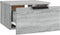 vidaXL - Nachtkastjes - 2 - st - wandgemonteerd - 34x30x20 - cm - grijs - sonoma - eiken