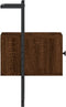 vidaXL - Nachtkastjes - 2 - st - wandgemonteerd - 35x30x51 - cm - hout - bruineiken