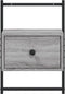 vidaXL - Nachtkastjes - 2 - st - wandgemonteerd - 35x30x51 - cm - hout - grijs - sonoma