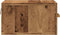 vidaXL - Nachtkastjes - 2 - st - wandgemonteerd - 35x35x20 - cm - oud - houtkleurig