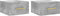vidaXL - Nachtkastjes - 2 - st - wandgemonteerd - 35x35x20 - cm - betongrijs
