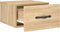 vidaXL - Nachtkastjes - 2 - st - wandgemonteerd - 35x35x20 - cm - sonoma - eikenkleur
