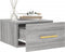 vidaXL - Nachtkastjes - 2 - st - wandgemonteerd - 35x35x20 - cm - grijs - sonoma - eiken