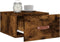 vidaXL - Nachtkastjes - 2 - st - wandgemonteerd - 35x35x20 - cm - gerookt - eikenkleur