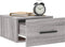 vidaXL - Nachtkastjes - 2 - st - wandgemonteerd - 35x35x20 - cm - grijs - sonoma - eiken