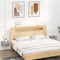 vidaXL - Nachtkastjes - 2 - st - wandgemonteerd - 35x35x20 - cm - grijs - sonoma - eiken