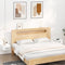 vidaXL - Nachtkastjes - 2 - st - wandgemonteerd - 35x35x20 - cm - hoogglans - wit