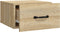 vidaXL - Nachtkastjes - 2 - st - wandgemonteerd - 35x35x20 - cm - sonoma - eikenkleur