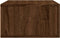 vidaXL - Nachtkastjes - 2 - st - wandgemonteerd - 35x35x20 - cm - bruin - eikenkleur