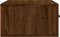 vidaXL - Nachtkastjes - 2 - st - wandgemonteerd - 35x35x20 - cm - bruin - eikenkleur