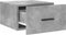 vidaXL - Nachtkastjes - 2 - st - wandgemonteerd - 35x35x20 - cm - betongrijs