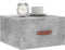 vidaXL - Nachtkastjes - 2 - st - wandgemonteerd - 35x35x20 - cm - betongrijs