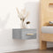 vidaXL - Nachtkastjes - 2 - st - wandgemonteerd - 35x35x20 - cm - grijs - sonoma - eiken