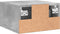 vidaXL - Nachtkastjes - 2 - st - wandgemonteerd - 35x35x20 - cm - betongrijs