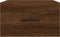 vidaXL - Nachtkastjes - 2 - st - wandgemonteerd - 35x35x20 - cm - bruin - eikenkleur