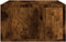 vidaXL - Nachtkastjes - 2 - st - wandgemonteerd - 35x35x20 - cm - gerookt - eikenkleur