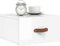 vidaXL - Nachtkastjes - 2 - st - wandgemonteerd - 35x35x20 - cm - hoogglans - wit