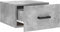 vidaXL - Nachtkastjes - 2 - st - wandgemonteerd - 35x35x20 - cm - betongrijs
