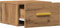 vidaXL - Nachtkastjes - 2 - st - wandgemonteerd - 35x35x20 - cm - artisanaal - eiken
