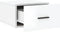 vidaXL - Nachtkastjes - 2 - st - wandgemonteerd - 35x35x20 - cm - hoogglans - wit