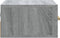 vidaXL - Nachtkastjes - 2 - st - wandgemonteerd - 35x35x20 - cm - grijs - sonoma - eiken