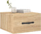 vidaXL - Nachtkastjes - 2 - st - wandgemonteerd - 35x35x20 - cm - sonoma - eikenkleur