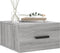 vidaXL - Nachtkastjes - 2 - st - wandgemonteerd - 35x35x20 - cm - grijs - sonoma - eiken