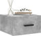 vidaXL - Nachtkastjes - 2 - st - wandgemonteerd - 35x35x20 - cm - betongrijs