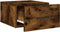 vidaXL - Nachtkastjes - 2 - st - wandgemonteerd - 35x35x20 - cm - gerookt - eikenkleur