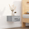 vidaXL - Nachtkastjes - 2 - st - wandgemonteerd - 35x35x20 - cm - grijs - sonoma - eiken