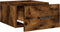 vidaXL - Nachtkastjes - 2 - st - wandgemonteerd - 35x35x20 - cm - gerookt - eikenkleur