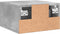 vidaXL - Nachtkastjes - 2 - st - wandgemonteerd - 35x35x20 - cm - betongrijs