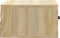 vidaXL - Nachtkastjes - 2 - st - wandgemonteerd - 35x35x20 - cm - sonoma - eikenkleur