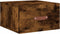 vidaXL - Nachtkastjes - 2 - st - wandgemonteerd - 35x35x20 - cm - gerookt - eikenkleur