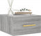 vidaXL - Nachtkastjes - 2 - st - wandgemonteerd - 35x35x20 - cm - grijs - sonoma - eiken