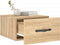 vidaXL - Nachtkastjes - 2 - st - wandgemonteerd - 35x35x20 - cm - sonoma - eikenkleur