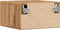 vidaXL - Nachtkastjes - 2 - st - wandgemonteerd - 35x35x20 - cm - artisanaal - eiken