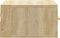 vidaXL - Nachtkastjes - 2 - st - wandgemonteerd - 35x35x20 - cm - sonoma - eikenkleur