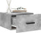 vidaXL - Nachtkastjes - 2 - st - wandgemonteerd - 35x35x20 - cm - betongrijs