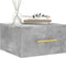vidaXL - Nachtkastjes - 2 - st - wandgemonteerd - 35x35x20 - cm - betongrijs