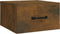 vidaXL - Nachtkastjes - 2 - st - wandgemonteerd - 35x35x20 - cm - gerookt - eikenkleur