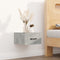 vidaXL - Nachtkastjes - 2 - st - wandgemonteerd - 35x35x20 - cm - betongrijs