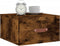 vidaXL - Nachtkastjes - 2 - st - wandgemonteerd - 35x35x20 - cm - gerookt - eikenkleur