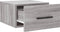 vidaXL - Nachtkastjes - 2 - st - wandgemonteerd - 35x35x20 - cm - grijs - sonoma - eiken