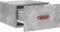 vidaXL - Nachtkastjes - 2 - st - wandgemonteerd - 35x35x20 - cm - betongrijs
