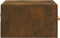 vidaXL - Nachtkastjes - 2 - st - wandgemonteerd - 35x35x20 - cm - gerookt - eikenkleur