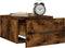 vidaXL - Nachtkastjes - 2 - st - wandgemonteerd - 35x35x20 - cm - gerookt - eikenkleur